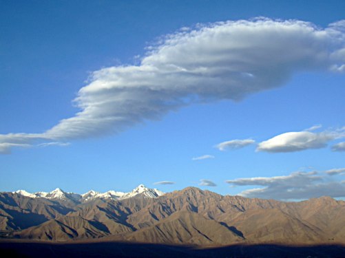 The sky has the nature of Mind.  Tibetan sky image courtesy Monica Peck.